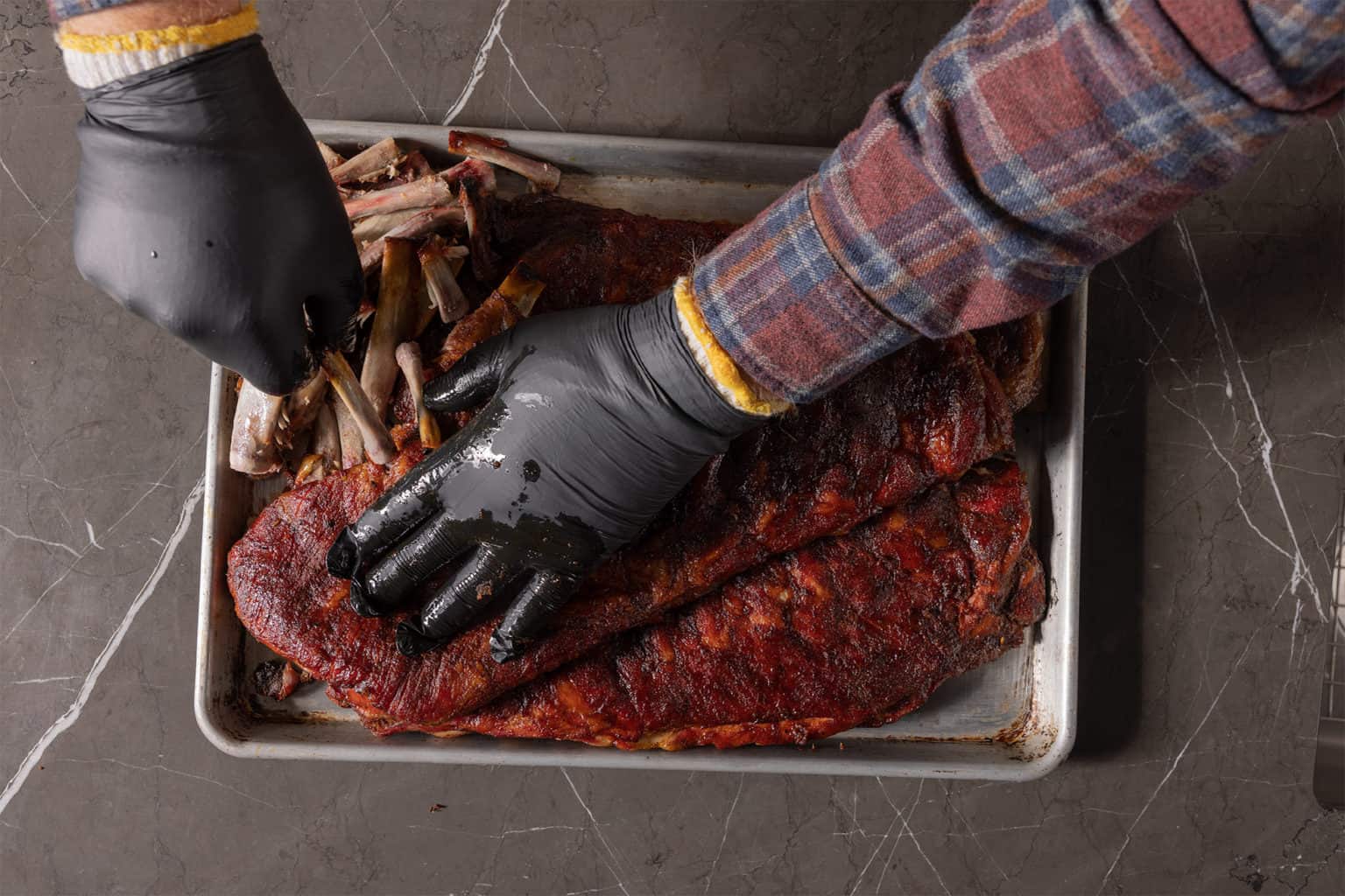Meg Rib Mega-Rib BBQ Sandwich: Temp-perfect and Huge | ThermoWorks