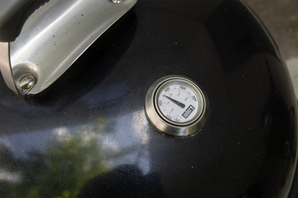 Kettle dome thermometer