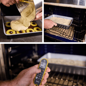 baking the cake