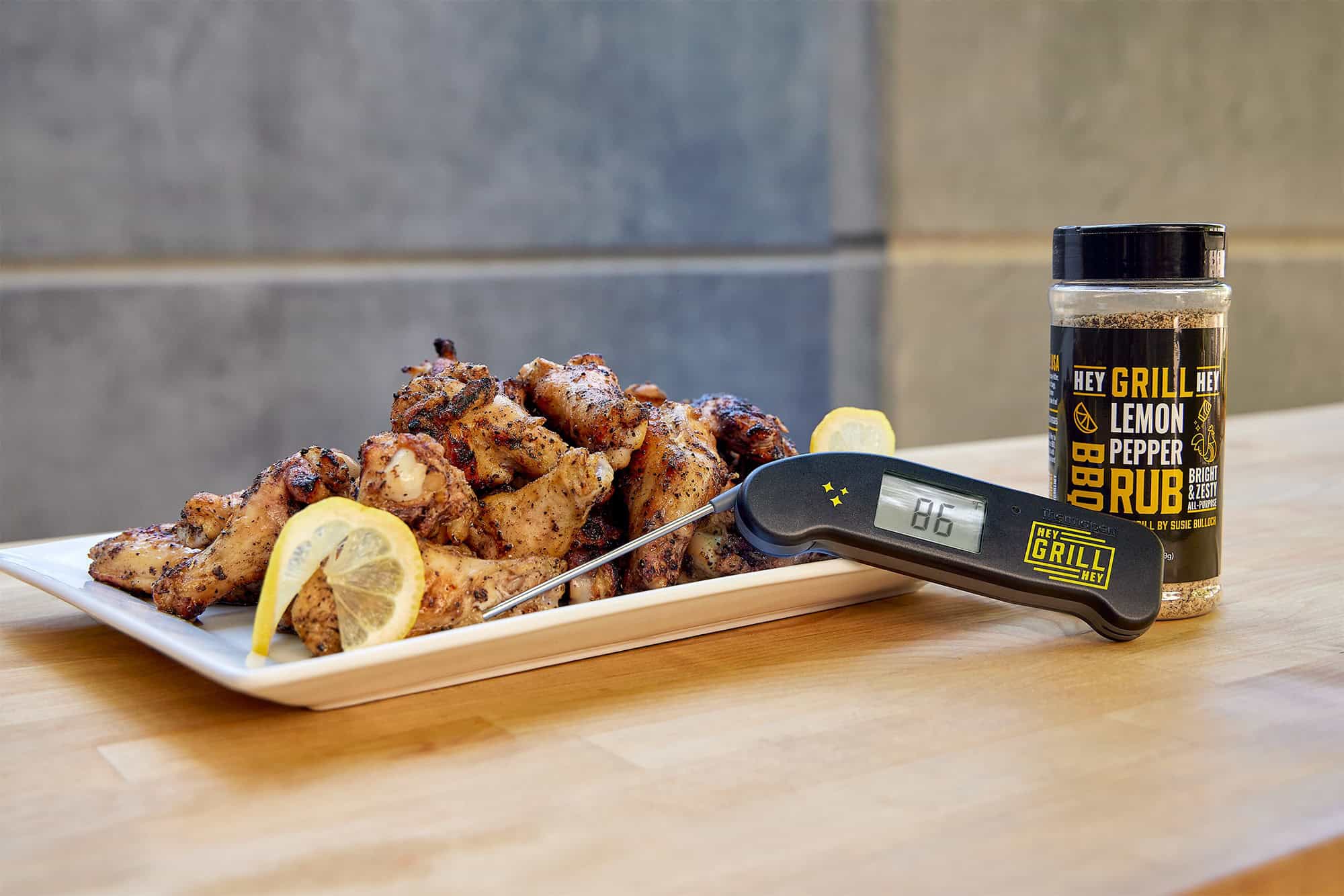 Lemon-pepper Grilled Chicken Wings: Recipe And Tips | ThermoWorks