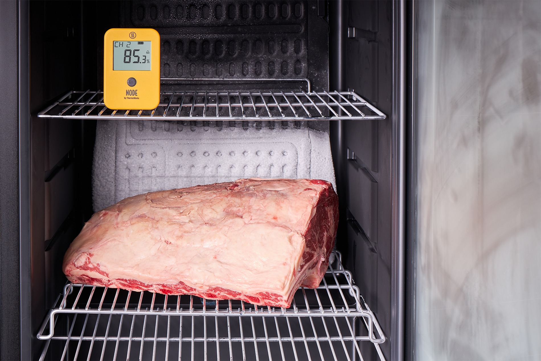 Meat in an aging fridge