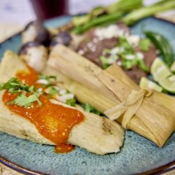 Meal of tamales