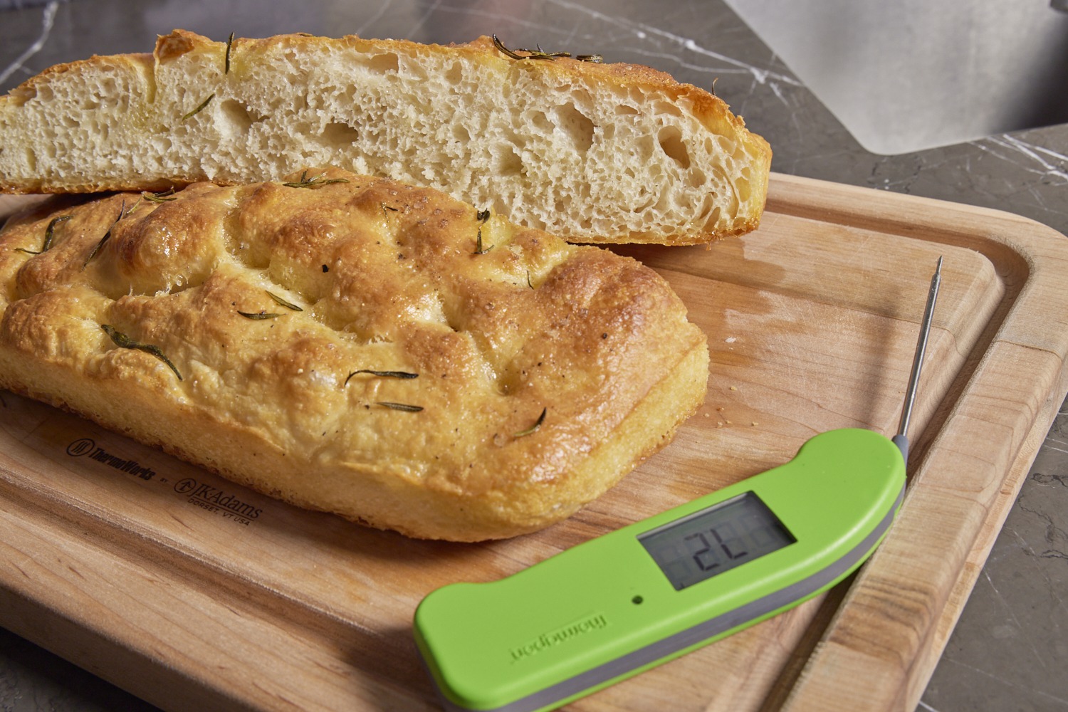Focaccia with Thermapen