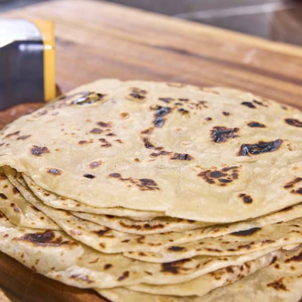 Fresh-made flour tortillas