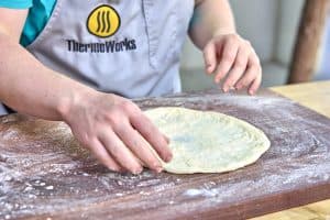 Shaping the dough