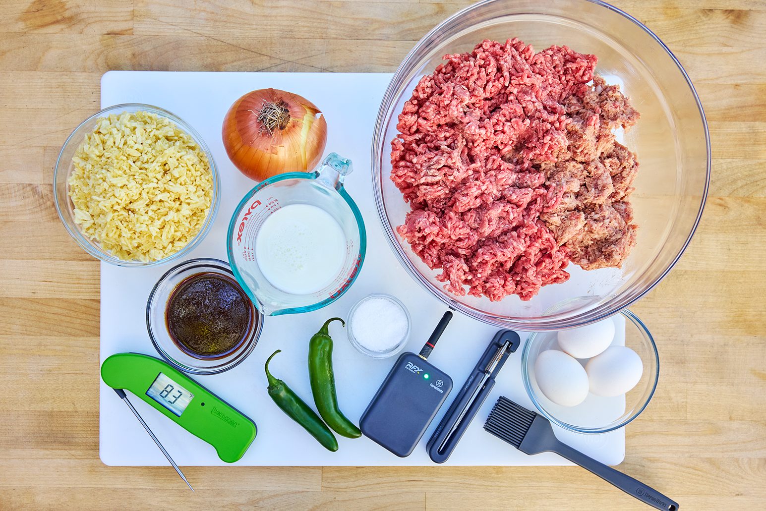 Smoked Meatloaf ingredients