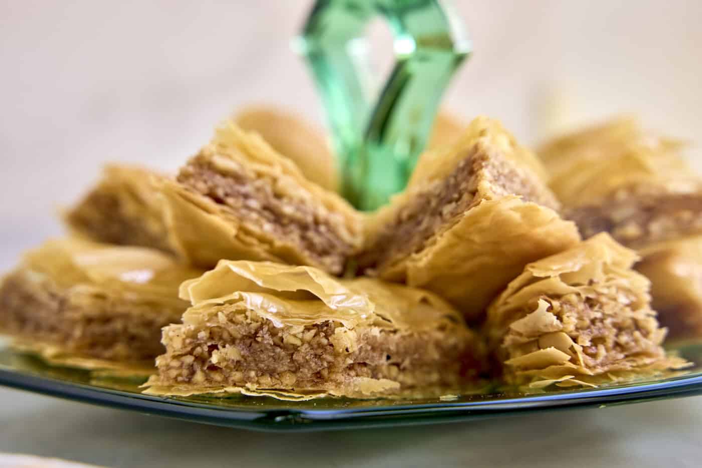 Homemade baklava