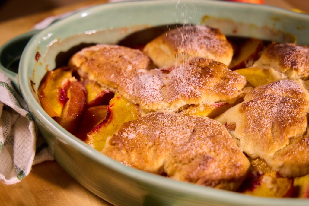 PEach cobbler