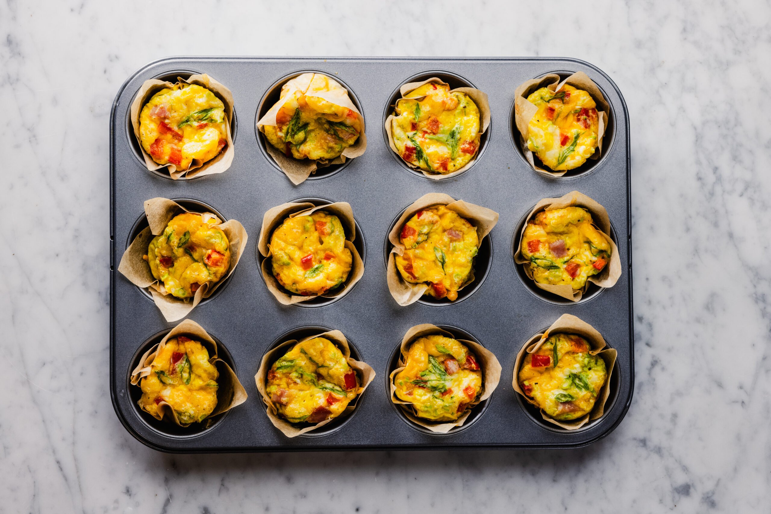 Muffin-tin frittatas