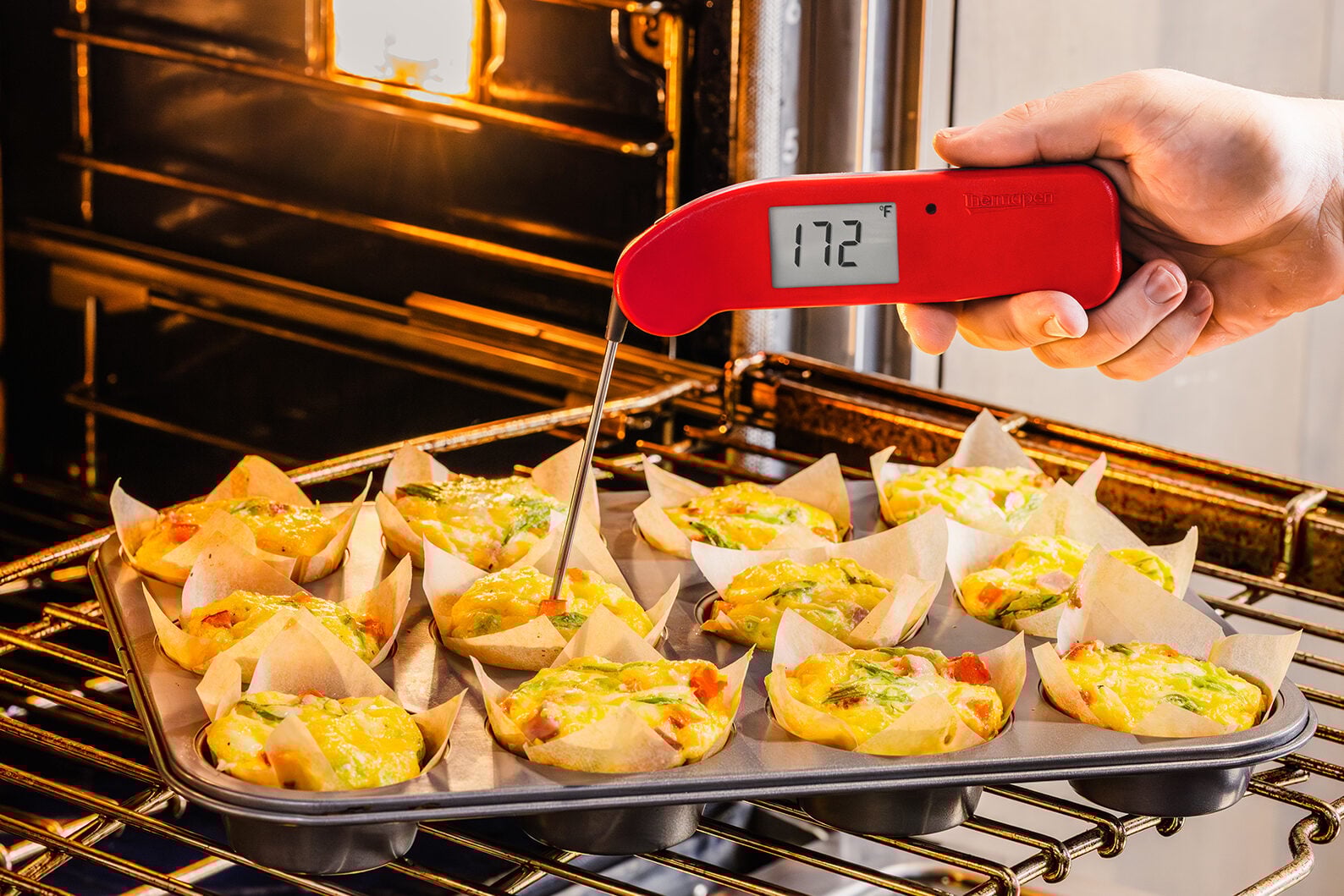 temping the frittatas