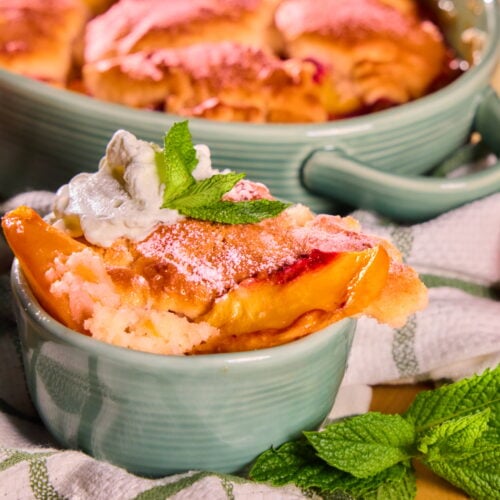 Peach cobbler
