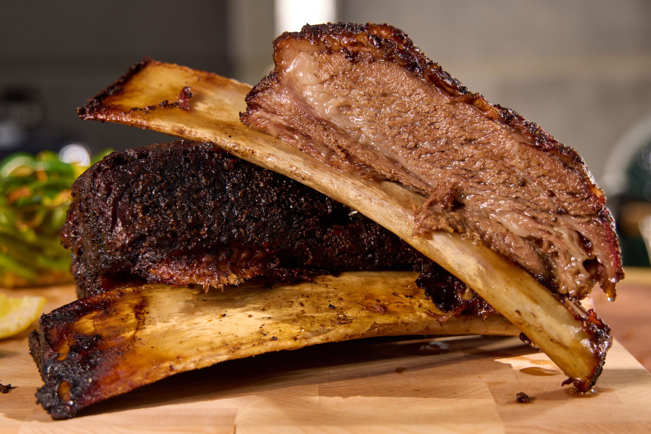 Dino rib dripping juices